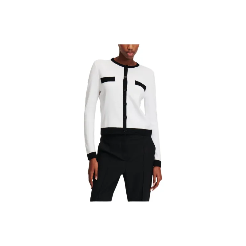 KARL LAGERFELD / Karl Lagerfeld Jeans Contrasting trim Cardigan-2