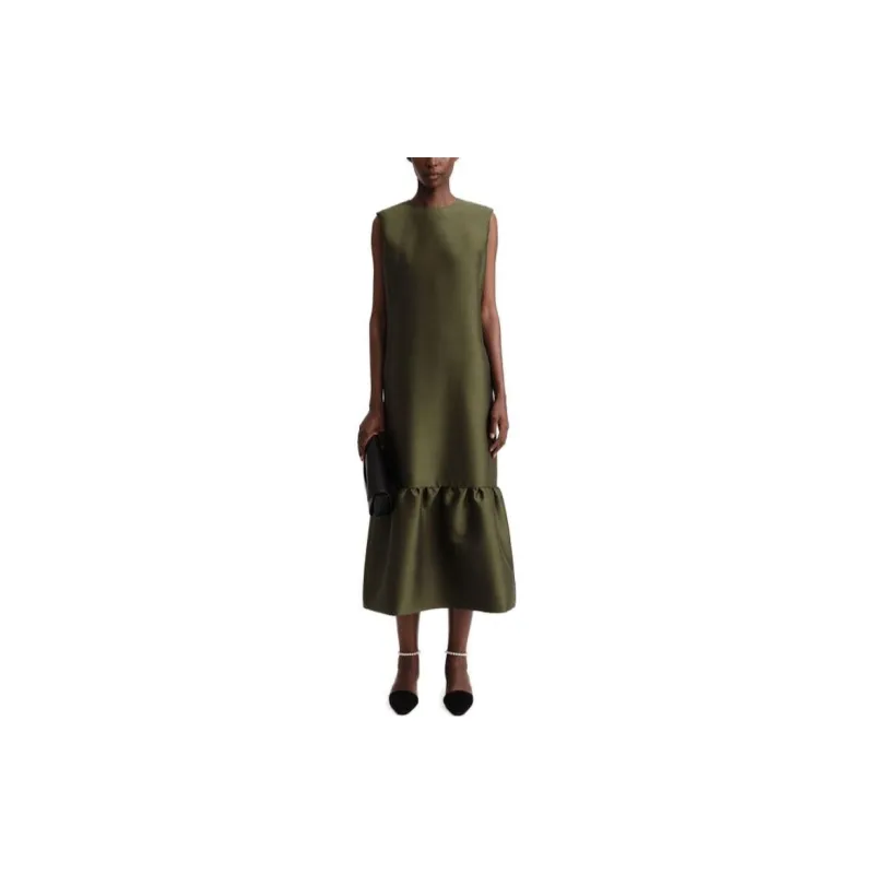 Toteme Sleeveless Dress Women's Martini Green-1