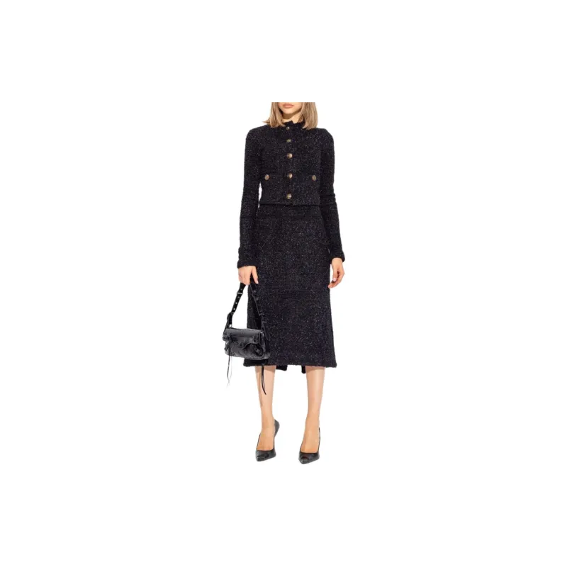 Balenciaga Casual Long Skirts Women's Black-1