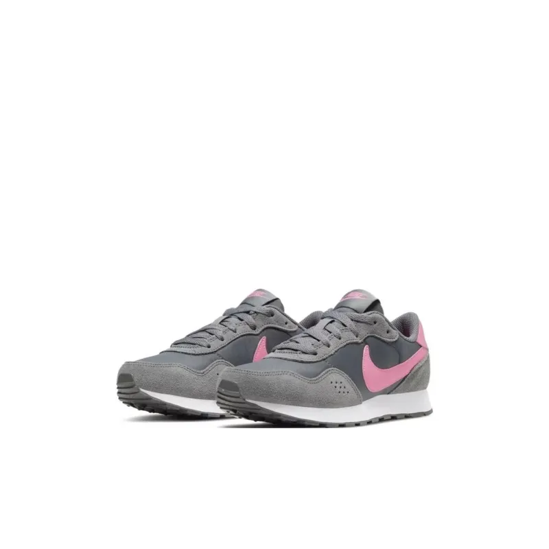 Nike MD Valiant Slip Resistant Cushioning Wear Resistant Low Top Running Shoes Gray Kids'-1
