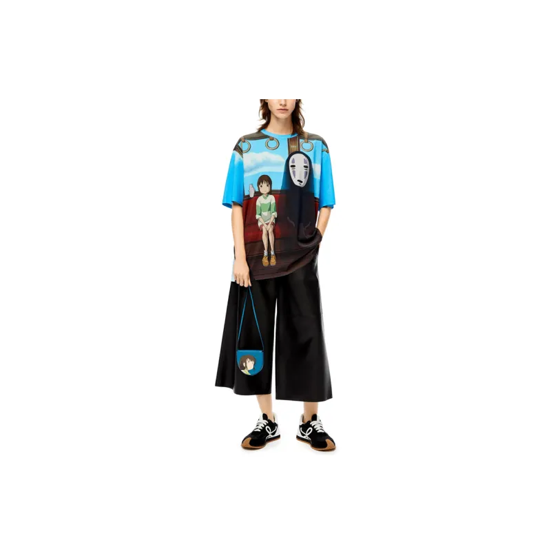LOEWE Spirited Away T Shirts Women's Blue-1