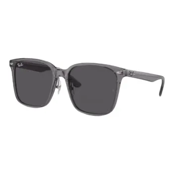RayBan Plate Frame Square Sunglasses Unisex Dark Gray