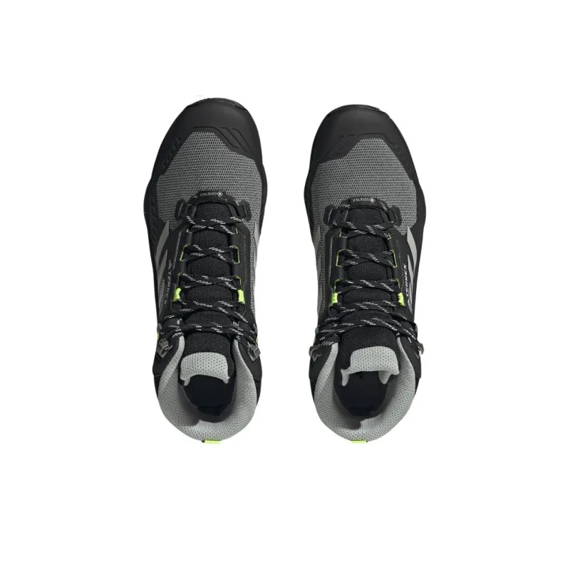 Adidas Terrex Swift R3 Mid Gtx Wonder Silver Lucid Lemon-3