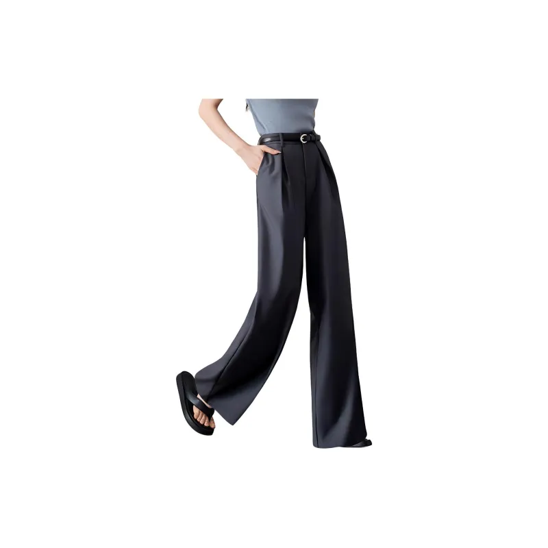 Mo Han Yi Mei Casual Pants Women's Dark Gray-4