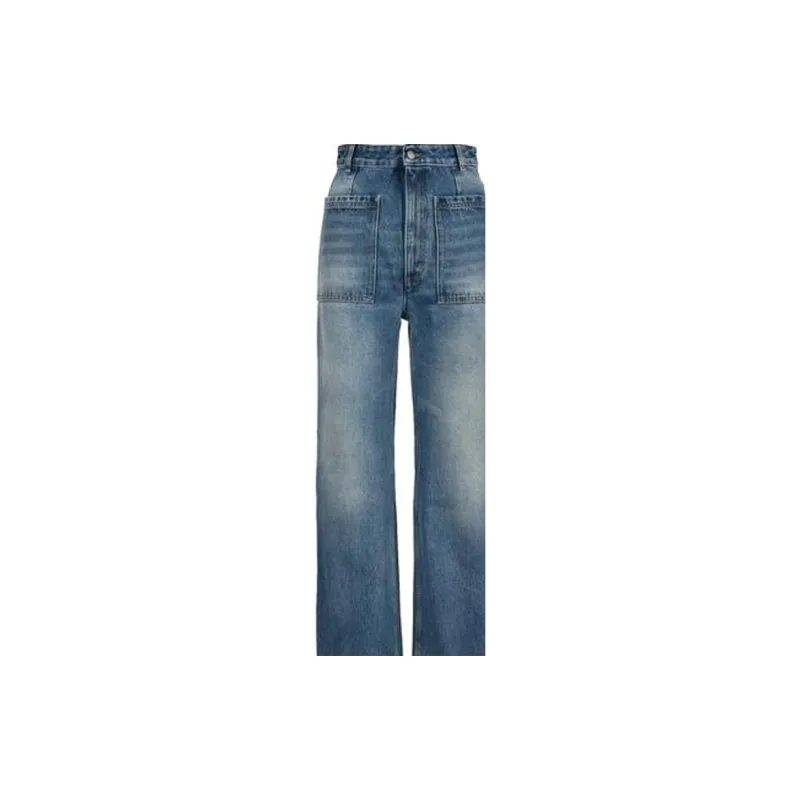 MM6 Maison Margiela Jeans Women's Blue-4