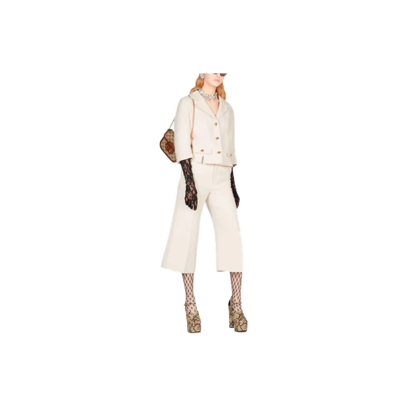 GUCCI Fine bouclé Single breasted Jacket-3