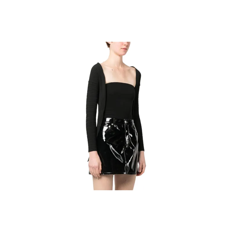 PHILOSOPHY DI LORENZO SERAFINI Tie fastening Knitted Bolero-3