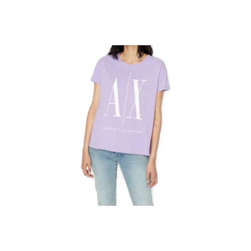 EMPORIO ARMANI T-Shirts Women's Purple-1