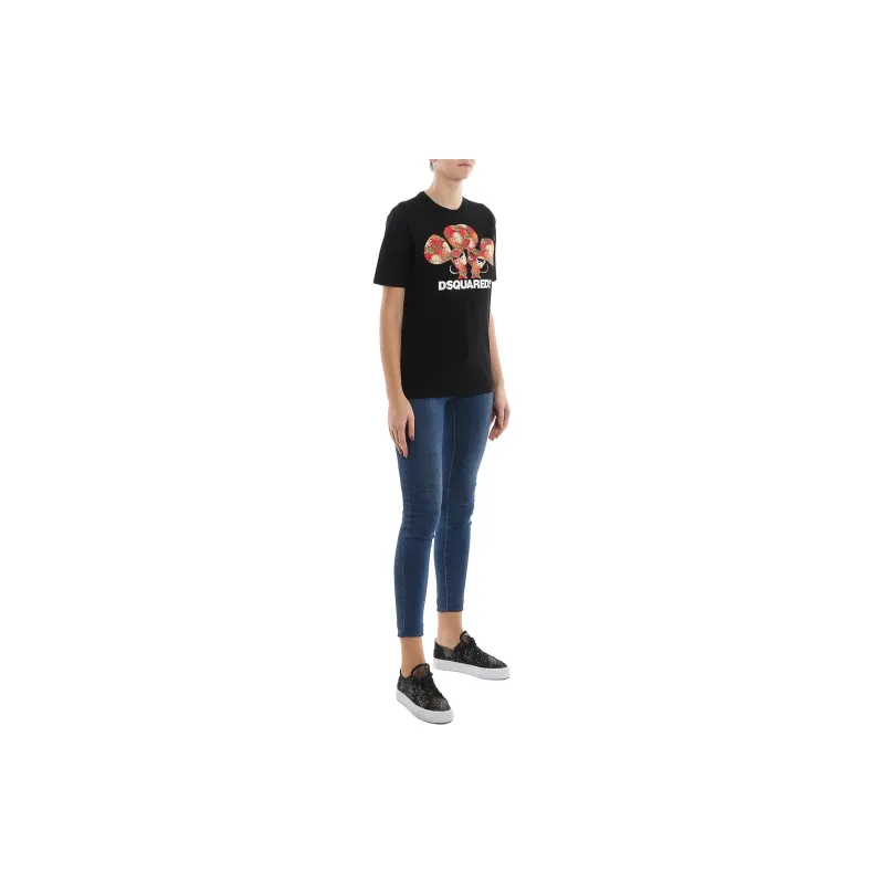 DSQUARED 2 T Shirts Women's Black-1