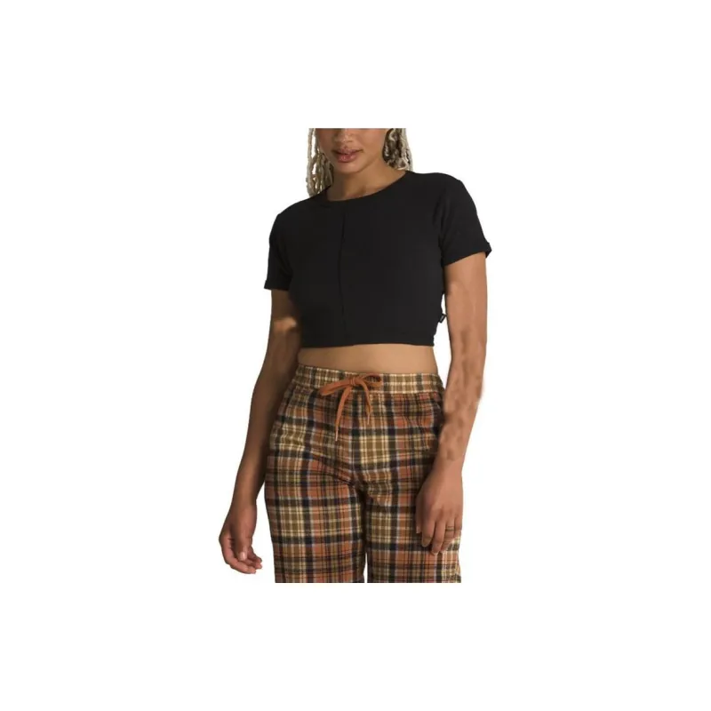 Vans ТОП Vans BIRCH RIBBED Crop Tops Women's Black-1