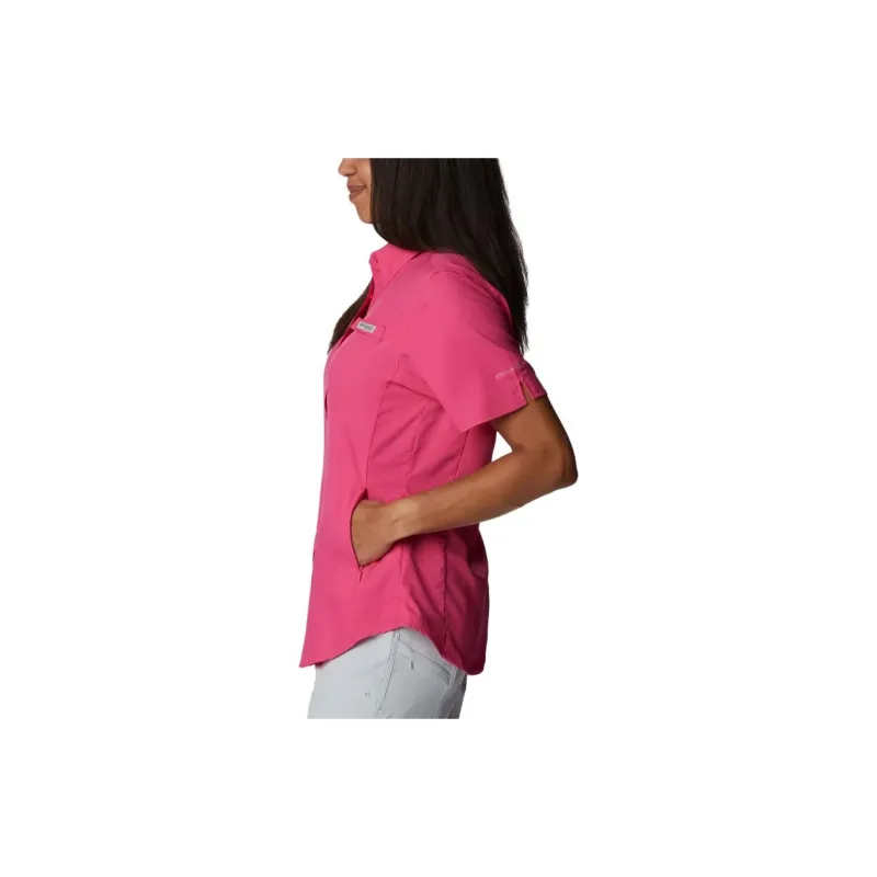 Columbia PFG Tamiami Shirts Women's Pink-2