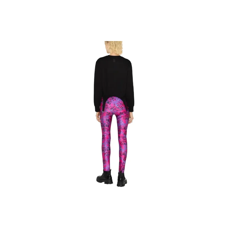 VERSACE JEANS COUTURE Leggings Women's Fuchsia-2