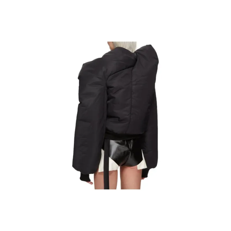Rick Owens DRKSHDW Doll Asymmetric Padded Bomber Jacket-3