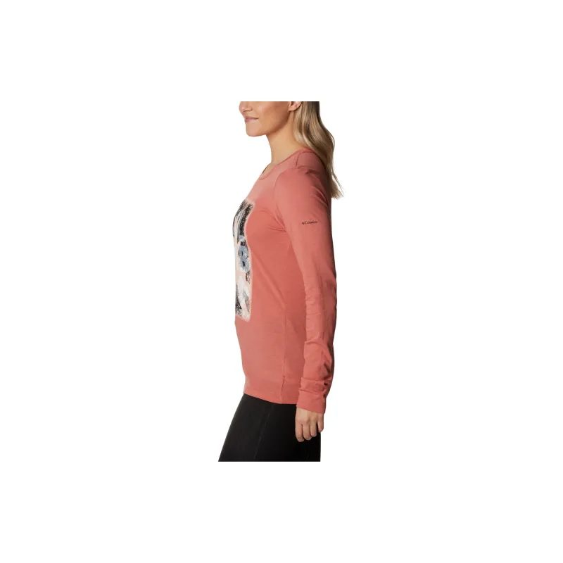 Columbia T-Shirts Women's Coral-2