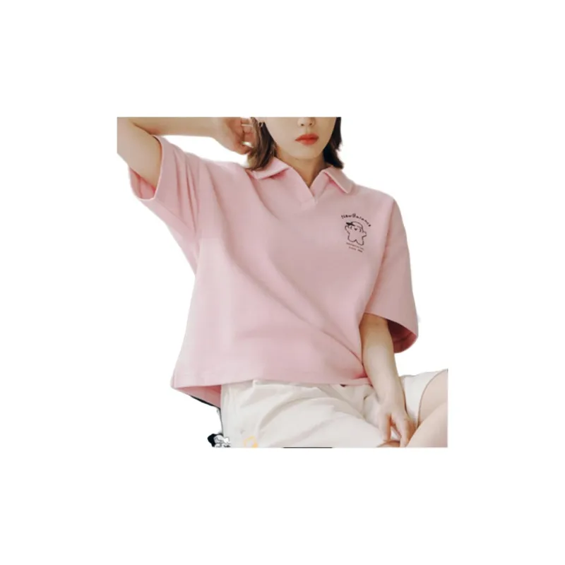 New Balance Polo Shirt Women's Pink-2