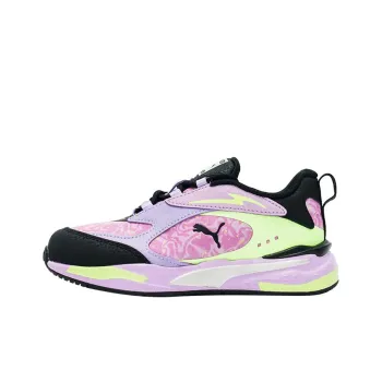 PUMA RS Fast Slip Resistant Cushioning Kids Lifestyle Shoes Purple Teenagers
