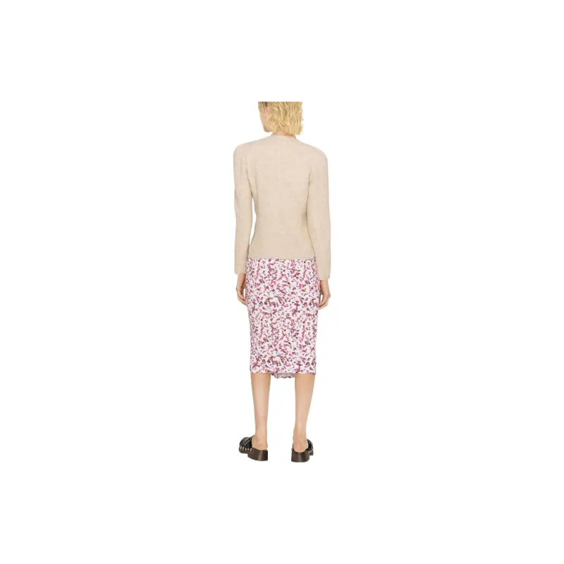 ISABEL MARANT ETOILE Shoulder Pads Crewneck Cardigan-2