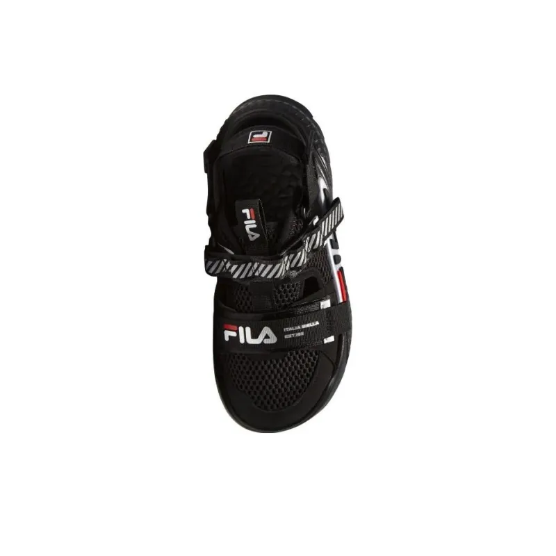 FILA KIDS Tank Slip Resistant Cushioning And Breathable Children's Sandals Black Unisex-3