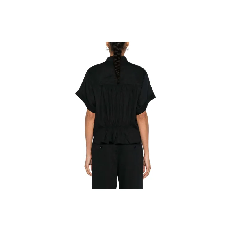 ISABEL MARANT ETOILE Viviana Pleated Blouse-2