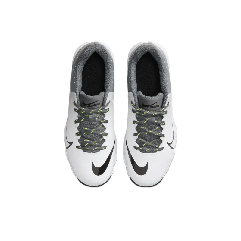 Nike Hyperdiamond 4 Keystone GG GS 'White Cool Grey'-3