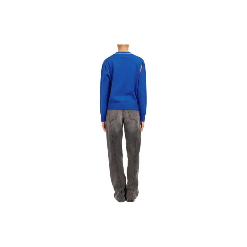 MM6 Maison Margiela Sweater Women's Blue-2