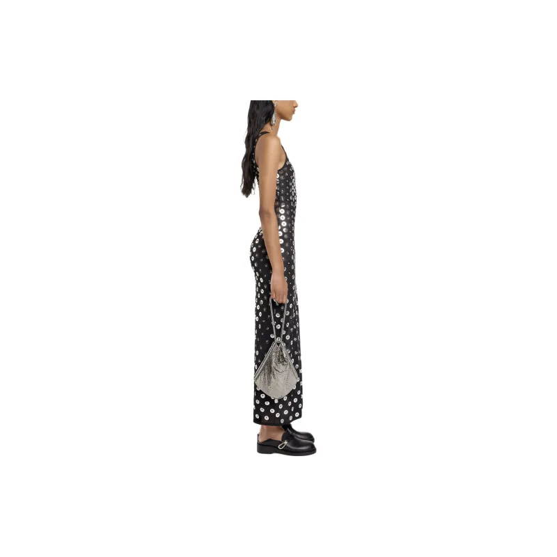 Paco Rabanne Hot Fix Embroidered Midi Dress-4