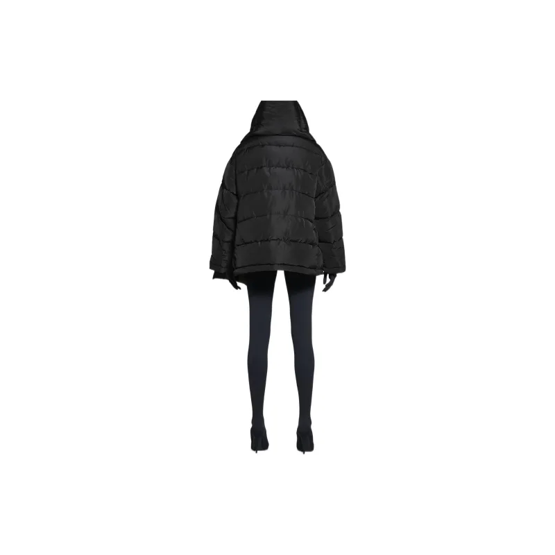 Balenciaga Detachable Scarf Padded Jacket-3