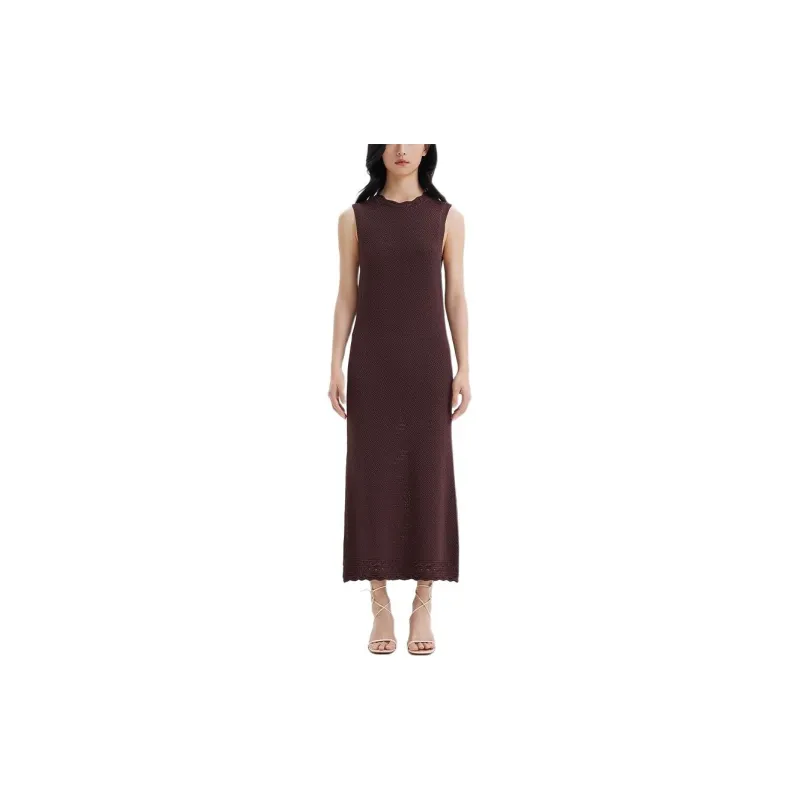 FRAME Sleeveless Knitted Maxi Dress-1