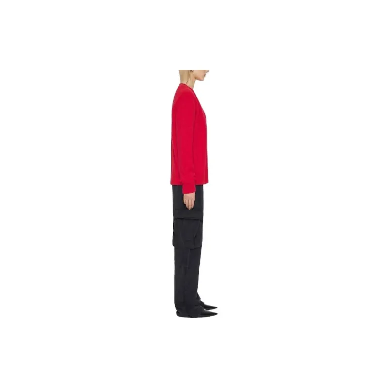 GIVENCHY Cardigan In Cashmere And Silk Knitwear Women's Red-4