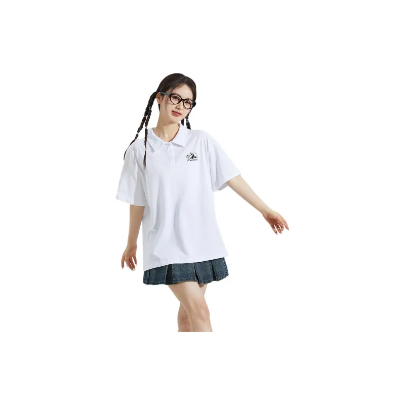 Tonlion Polo Shirt Women's Bleached-3