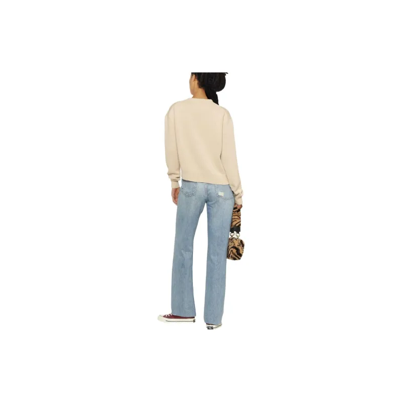 Maison Kitsune Cashmere Sweaters Women's Apricot-2