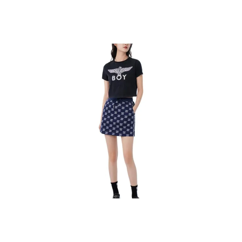 Boy London T Shirt Women's Gray-1