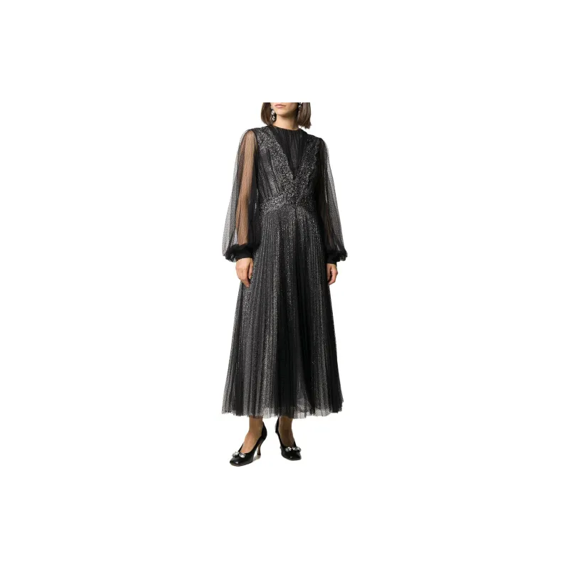 Christopher Kane Long-Sleeved Dresses Women's Black-1