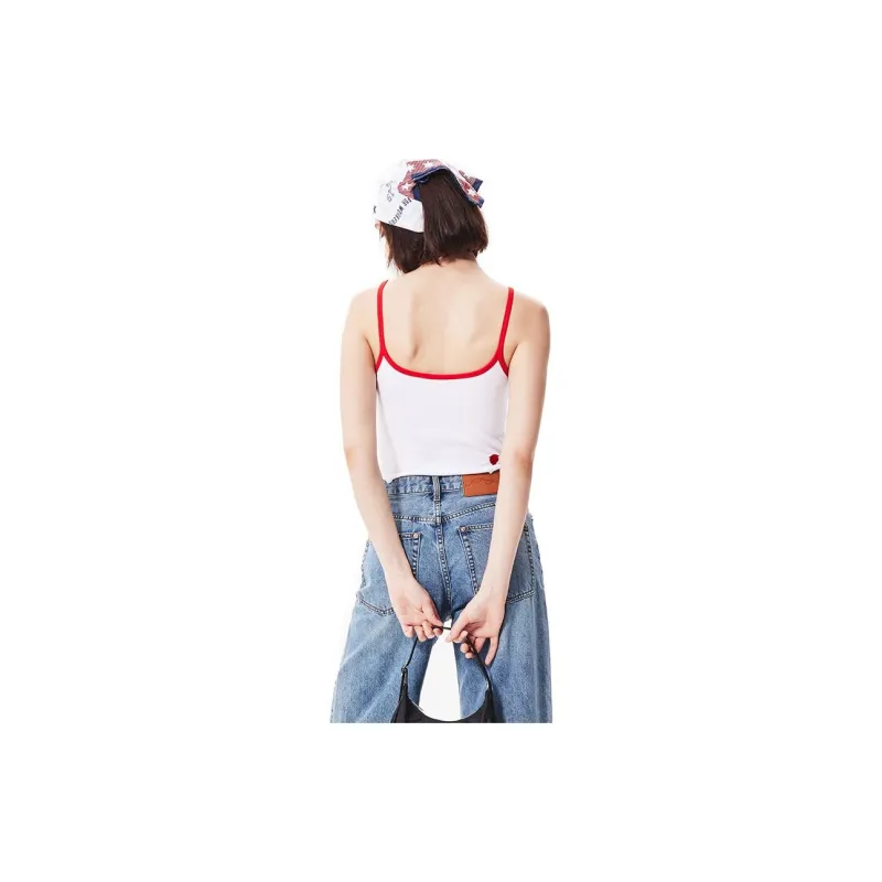 Ed Hardy FW24 Tank Tops Women's White-1