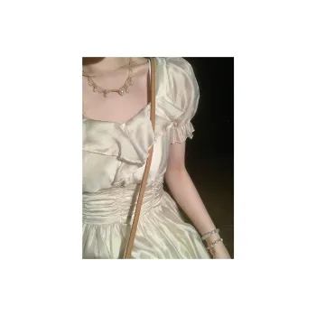 KENLY Long Sleeved Dresses Women's Apricot