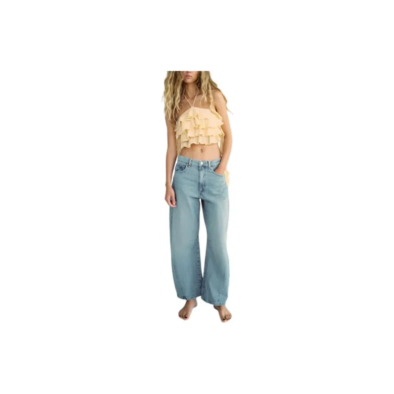 ZARA Camisoles Women's Yellow-1
