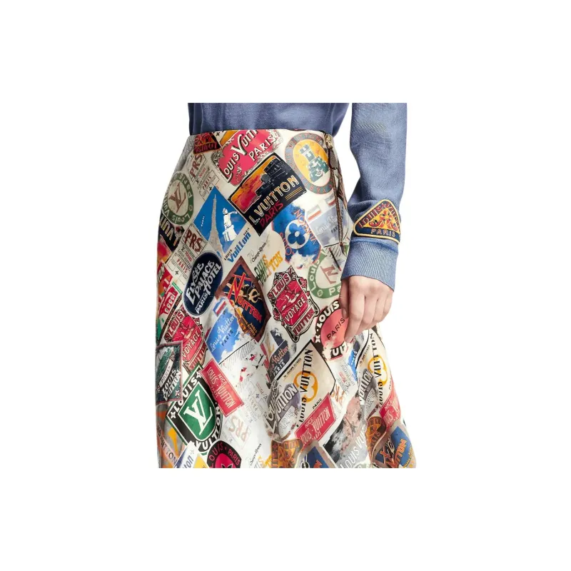 LOUIS VUITTON Elysee Palace Bias Skirt-4
