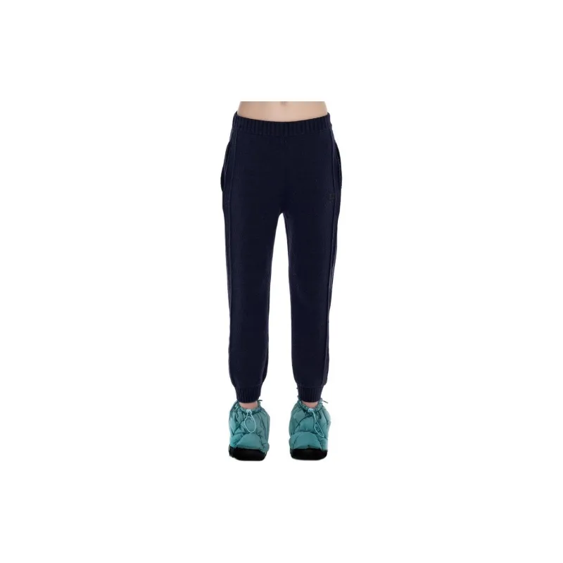 III VIVINIKO Knitted Sweatpants Women's Dark Blue-1