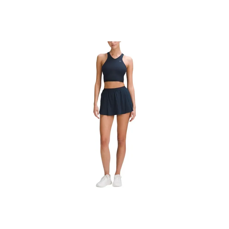Lululemon x Narrow Waistband SS24 Casual Short Skirts Women's Marine Blue-2