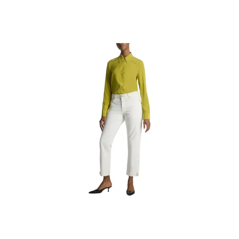 St. John Long-sleeve Silk Shirt-1