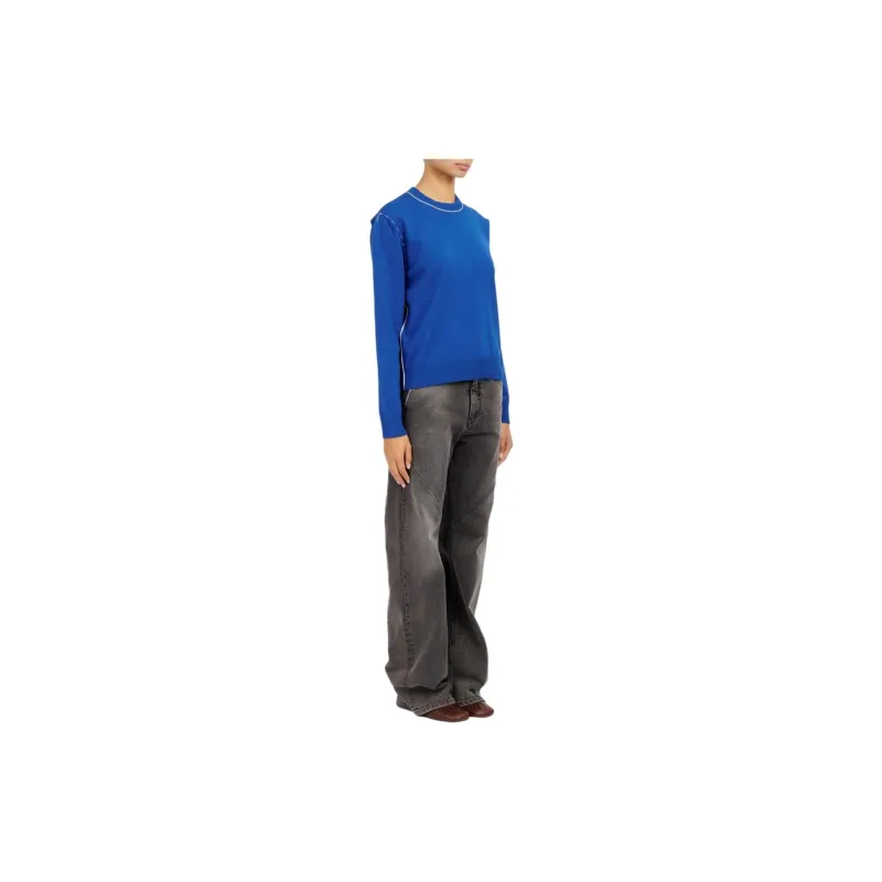 MM6 Maison Margiela Sweater Women's Blue-4