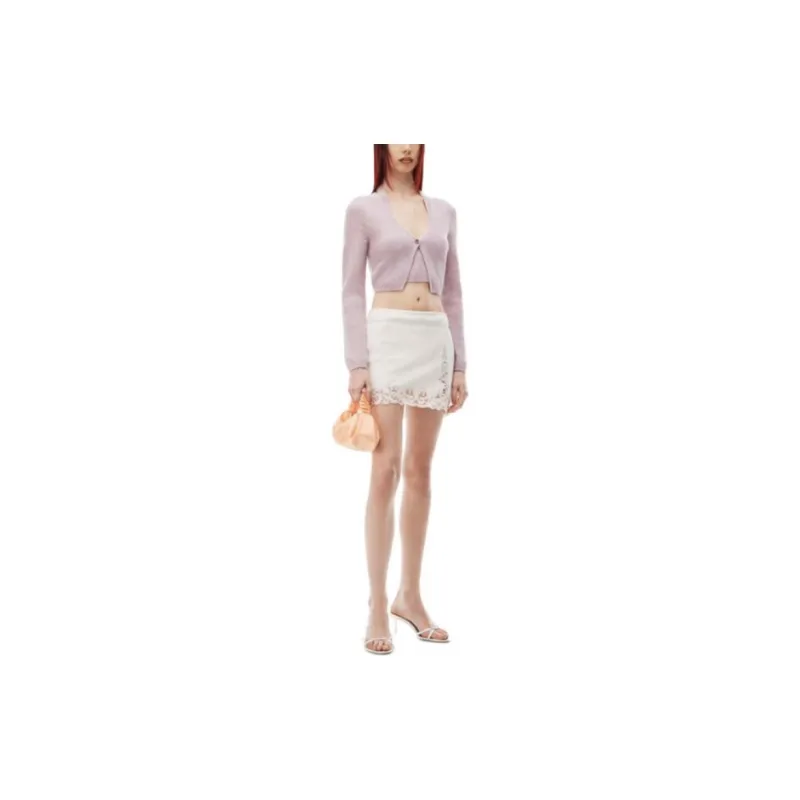 Alexander Wang Twinset Hybrid Halterneck Cardigan-1
