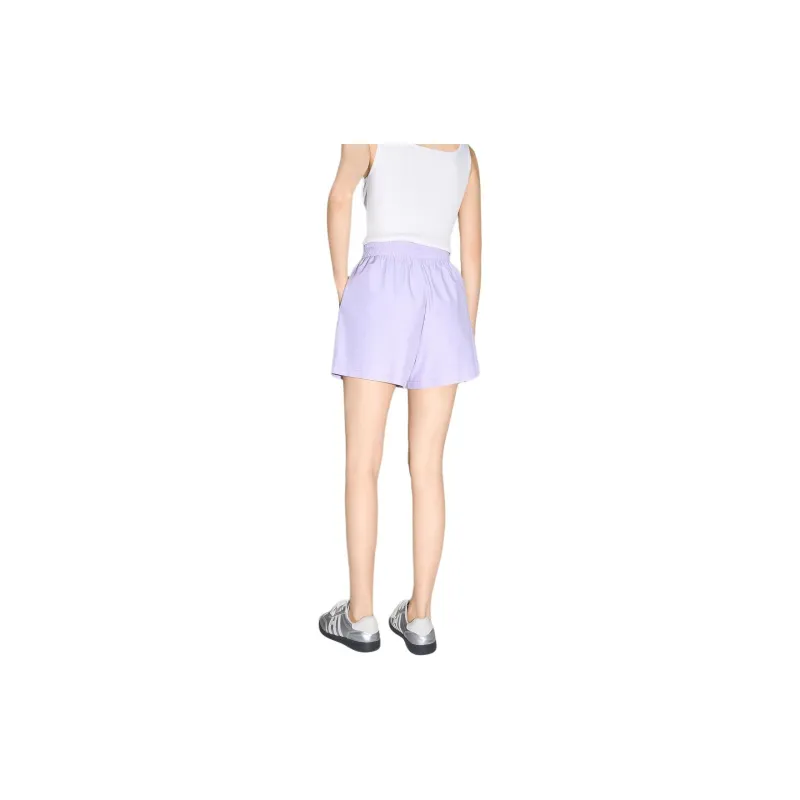 Bethine Casual Shorts Women's Soft Purple-1