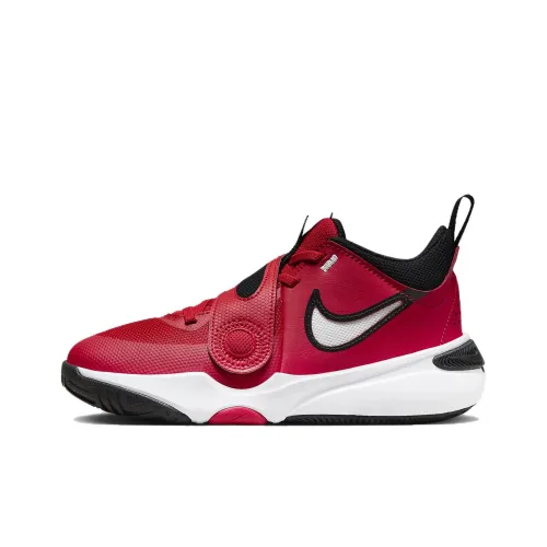 Nike Team Hustle D 11 University Red Black GS