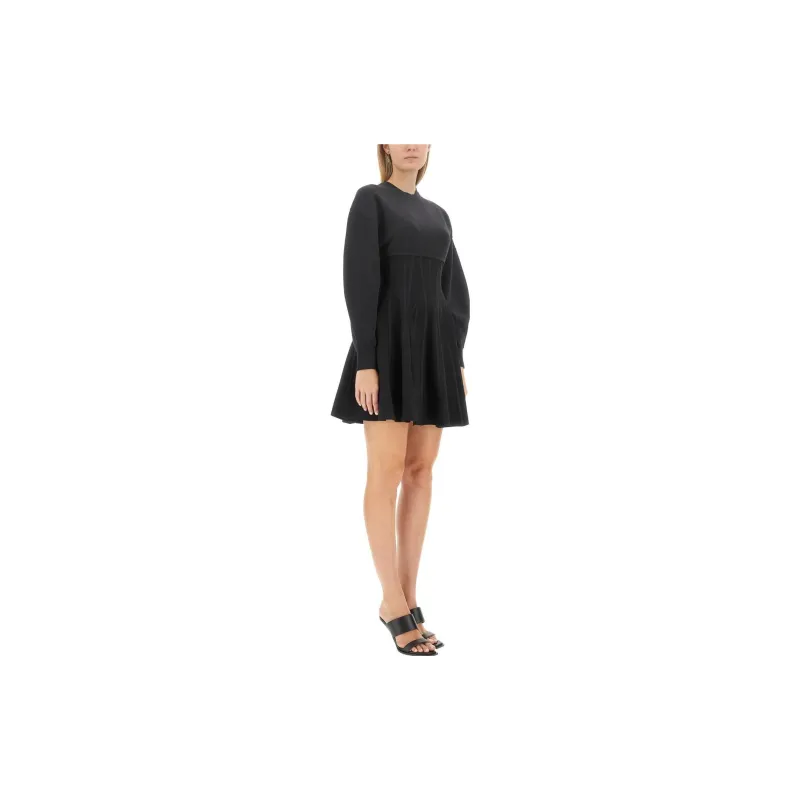 Alexander McQueen Wool blend Flared Minidress-1