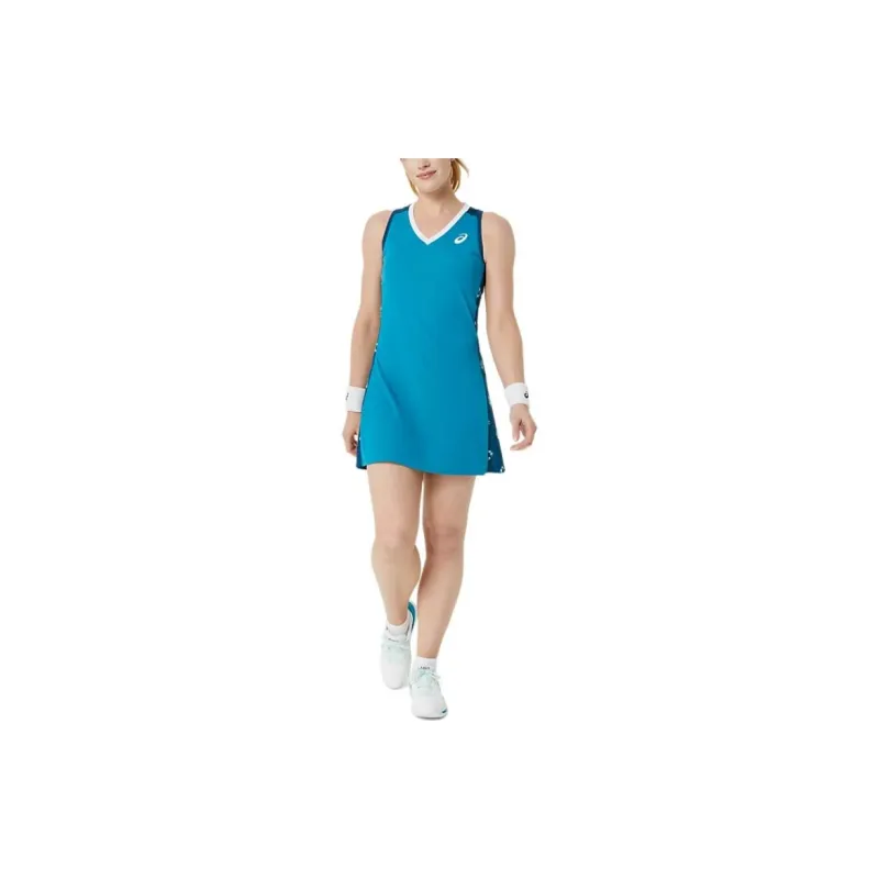Asics MATCH Sleeveless Dress Women's Light Blue-2