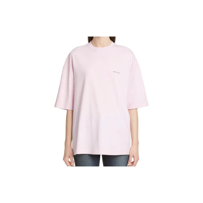 Balenciaga T Shirt Women's Pink Regular Fit-1