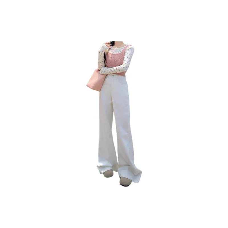 Concubine Zhu Jeans Women's White-6