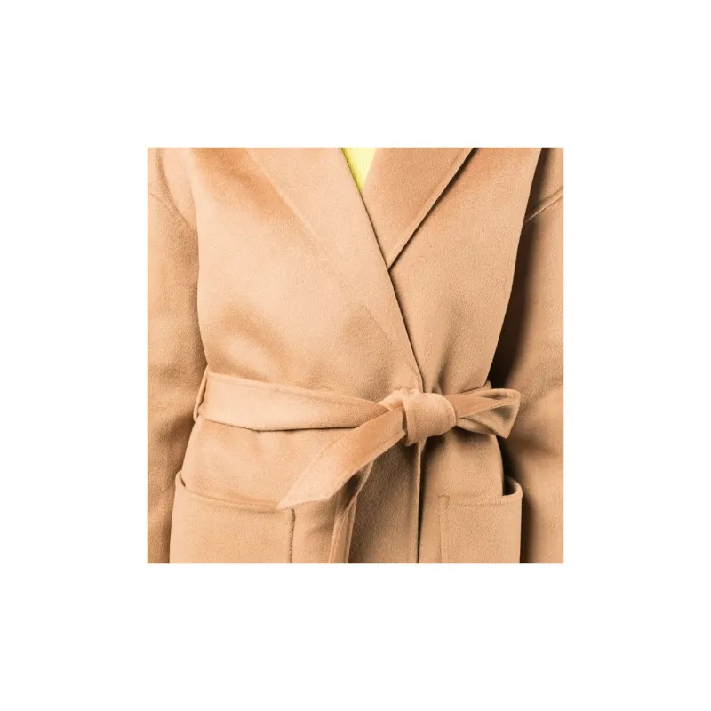 Paule Ka Coats Women's Brown-3