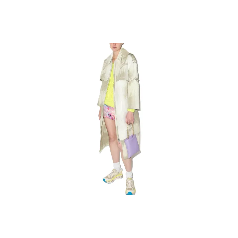 GANNI Trench Coats Women's Gray-3